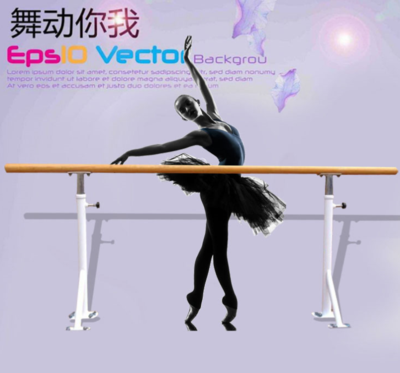 北極興舞蹈把桿家用移動式專業(yè)練舞教室內(nèi)練功桿子舞蹈房跳舞兒童壓腿桿